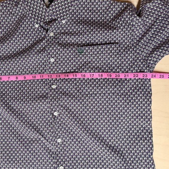 Cinch Printed Cotton Long Sleeve Button Up Western Men's Shirt - Size S - Picture 8 of 8
